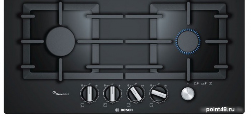 Газовая варочная поверхность Bosch PPP6A6M90R черный в Липецке фото 2