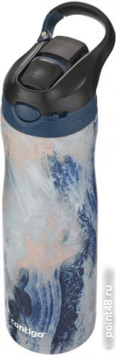 Купить Термос-бутылка Contigo Ashland Couture Chill 0.59л. синий/белый (2127881) в Липецке фото 3