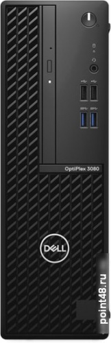 ПК Dell Optiplex 3080 SFF i5 10505 (3.2) 8Gb SSD256Gb UHDG 630 Windows 10 Professional GbitEth 200W клавиатура мышь черный фото 2