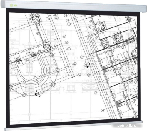 Купить Экран Cactus 104.6x186см Wallscreen CS-PSW-104x186 16:9 настенно-потолочный рулонный белый в Липецке