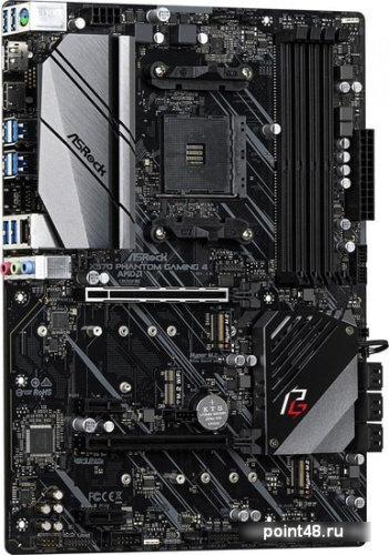 Материнская плата Asrock X570 PHANTOM GAMING 4 Soc-AM4 AMD X570 4xDDR4 ATX AC`97 8ch(7.1) GbLAN RAID+HDMI+DP фото 3