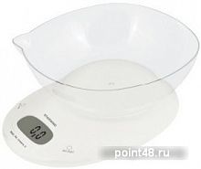 Купить Весы кухонные электронные Starwind SSK4171 макс.вес:5кг белый в Липецке