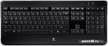 Купить Клавиатура LOGITECH K800, USB, Радиоканал, c подставкой для запястий, черный в Липецке