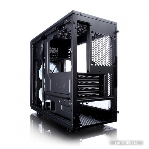 Корпус Fractal Design FOCUS MINI Window черный без БП mATX 2x120mm 1xUSB2.0 1xUSB3.0 audio bott PSU фото 3