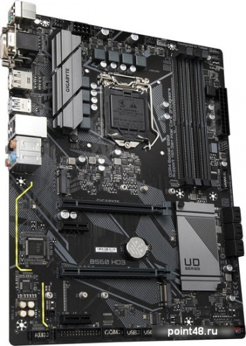 Материнская плата Gigabyte B560 HD3 Soc-1200 Intel B560 4xDDR4 ATX AC`97 8ch(7.1) GbLAN+VGA+DVI+HDMI+DP фото 2