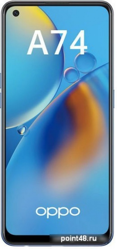 Смартфон OPPO A74 (4GB+128GB) Blue в Липецке фото 2