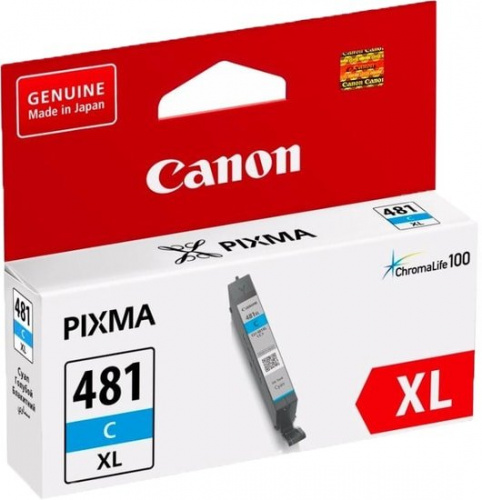 Купить Картридж струйный Canon CLI-481XL C 2044C001 голубой (8.3мл) для Canon Pixma TS6140/TS8140TS/TS9140/TR7540/TR8540 в Липецке фото 2