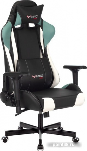 Кресло игровое Zombie VIKING TANK черный/серый/белый искусственная кожа с подголов. крестовина металл