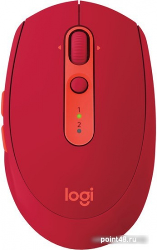 Купить Мышь Logitech M590 красный оптическая (1000dpi) silent беспроводная BT USB для ноутбука (7but) в Липецке