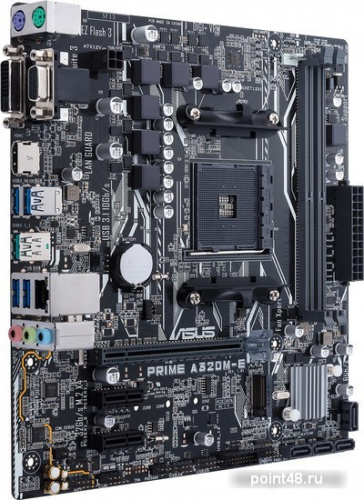 Материнская плата Asus PRIME A320M-E Soc-AM4 AMD A320 2xDDR4 mATX AC`97 8ch(7.1) GbLAN RAID+VGA+DVI+HDMI фото 3