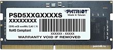 Оперативная память Patriot Signature Line 8ГБ DDR5 4800 МГц PSD58G480041S