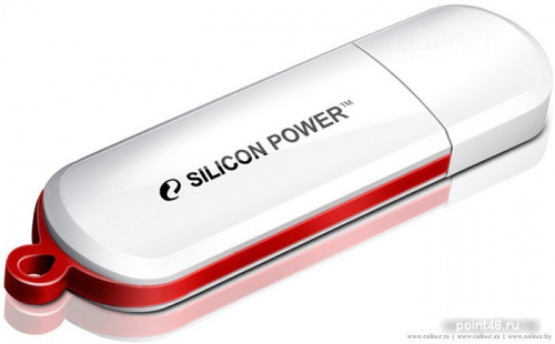 Купить Флеш Диск Silicon Power 16Gb LuxMini 320 SP016GBUF2320V1W USB2.0 белый в Липецке фото 2