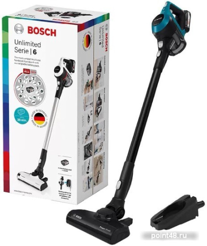 Купить Пылесос ручной Bosch Unlimited 6 BBS611LAG синий в Липецке