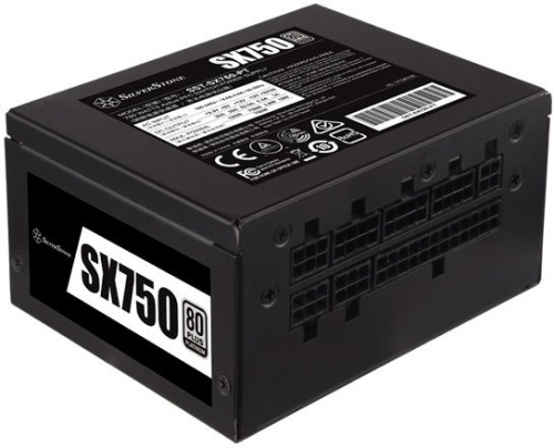 Блок питания SilverStone SST-SX750-PT v 1.1 Str er SFX Series, 750W 80 Plus Platinum PC Power Supply, Low Noise 92 mm, 100% modular  (814247) {8}