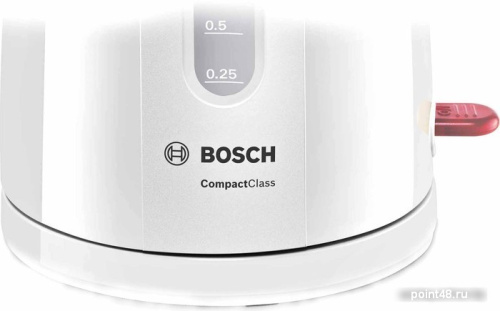 Купить Чайник электрический Bosch TWK3A011, 1,7л, 2400Вт, пластик, белый в Липецке фото 2