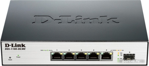 Купить Коммутатор D-Link DGS-1100-06/ME/A1B 5G 1SFP настраиваемый в Липецке