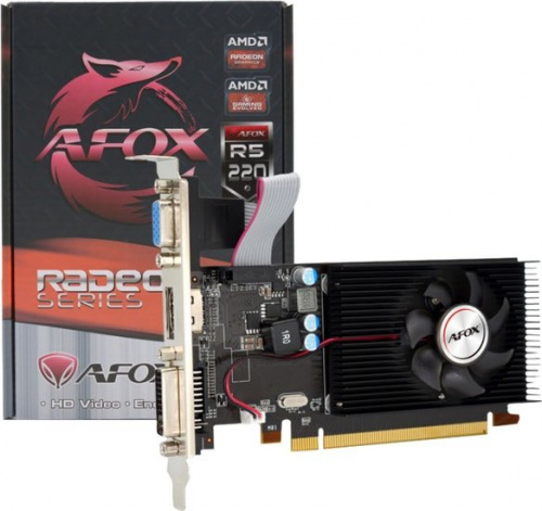 Видеокарта AFOX Radeon R5 220 1GB DDR3 AFR5220-1024D3L5 фото 2