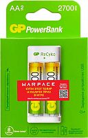 Купить Аккумулятор + зарядное устройство GP PowerBank Е211 AA/AAA NiMH 2100mAh (4шт) коробка в Липецке