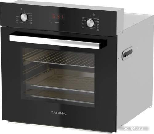 Духовой шкаф Электрический Darina 2V5 BDE 112 708 B черный в Липецке фото 2