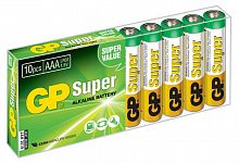 Купить Батарея GP Super Alkaline 24A LR03 AAA (10шт) в Липецке