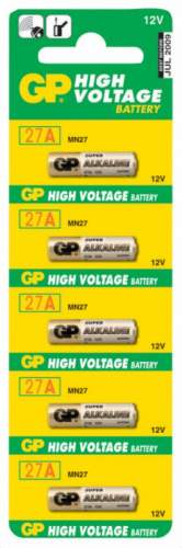 Купить Батарея GP Super Alkaline 27A MN27 (5шт) в Липецке