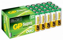 Купить Батарея GP Super Alkaline 15A LR6 AA (40шт) в Липецке