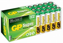 Купить Батарея GP Super Alkaline 24A LR03 AAA (30шт) в Липецке