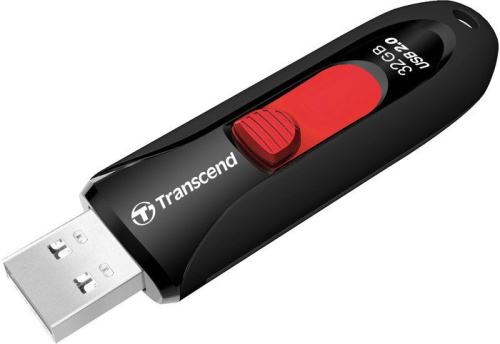 Купить Флеш Диск Transcend 32Gb Jetflash 590 TS32GJF590K USB2.0 черный в Липецке фото 3