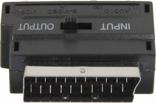 Купить Адаптер аудио-видео Ningbo SCART (m)/3хRCA (f)/S-VIDEO (f) черный (JSP005) в Липецке фото 2