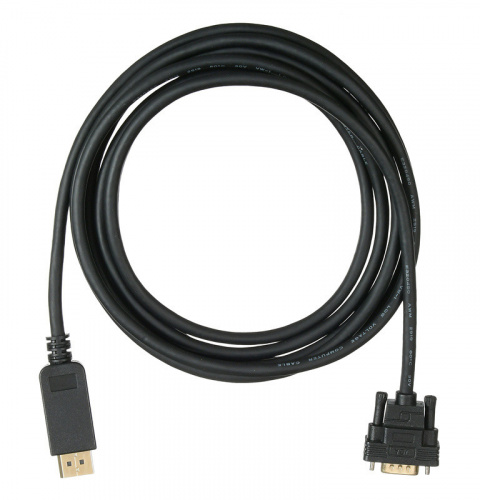 Купить Кабель аудио-видео Buro 1.1v DisplayPort (m)/VGA (m) 3м. Позолоченные контакты черный (BHP DPP_VGA-3) в Липецке фото 2