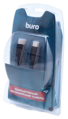 Купить Кабель аудио-видео Buro HDMI 2.0 HDMI (m)/HDMI (m) 5м. феррит.кольца Позолоченные контакты черный (BHP RET HDMI50-2) в Липецке фото 4