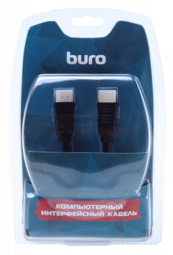 Купить Кабель аудио-видео Buro HDMI 2.0 HDMI (m)/HDMI (m) 5м. феррит.кольца Позолоченные контакты черный (BHP RET HDMI50-2) в Липецке фото 5