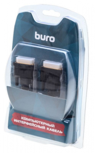 Купить Кабель видео Buro DVI-D(m)/DVI-D(m) 3м. феррит.кольца Позолоченные контакты черный (BHP RET DVI30) в Липецке фото 4