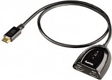Купить Переключатель аудио-видео Hama H-42553 HDMI (m)/2хHDMI (f) Позолоченные контакты черный (00042553) в Липецке