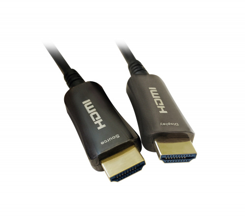 Купить Кабель аудио-видео Digma HDMI 2.0 AOC HDMI (m)/HDMI (m) 50м. Позолоченные контакты черный (BHP AOC 2.0-50) в Липецке фото 2