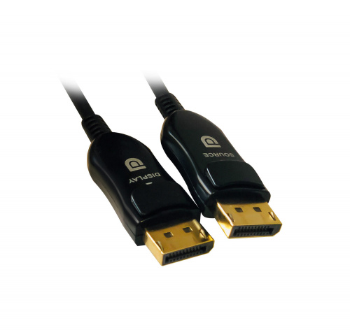 Купить Кабель аудио-видео Digma 1.4v AOC DisplayPort (m)/DisplayPort (m) 20м. Позолоченные контакты черный (BHP DP 1.4-20) в Липецке фото 2