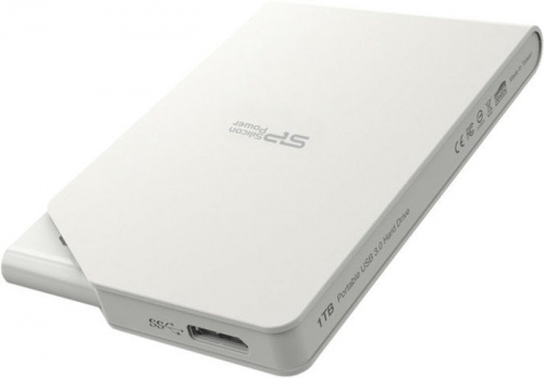 Купить Внешний жесткий диск Silicon Power Stream S03 1000GB, 2,5 , USB3.1, белый в Липецке