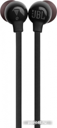 Купить Гарнитура вкладыши JBL T115 черный беспроводные bluetooth шейный обод (JBLT115BTBLK) в Липецке фото 2