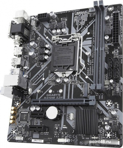 Материнская плата Gigabyte H310M S2H Soc-1151v2 Intel H310 2xDDR4 mATX AC`97 8ch(7.1) GbLAN+VGA+DVI+HDMI фото 3