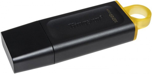 Купить Флеш Диск Kingston 128Gb DataTraveler Exodia DTX/128GB USB3.1 черный/желтый в Липецке фото 3