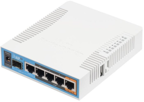 Купить Роутер беспроводной MikroTik RB962UIGS-5HACT2HNT 10/100/1000BASE-TX белый в Липецке