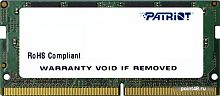 Память DDR4 16Gb 2400MHz Patriot PSD416G24002S RTL PC4-19200 CL17 SO-DIMM 260-pin 1.2В dual rank