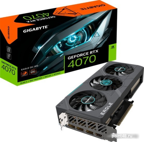 Gigabyte GeForce RTX 4070 Eagle OC 12G GV-N4070EAGLE OC-12GD фото 2