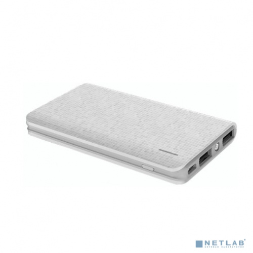 Мобильный аккумулятор  GOLF G12/ Powerbank 8000 mah + Кабель Micro usb /In Micro usb /Out USB 1 А, 2.1A/ White в Липецке