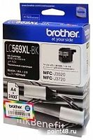 Купить Картридж струйный Brother LC569XLBK черный (2400стр.) для Brother MFC-J3720 в Липецке