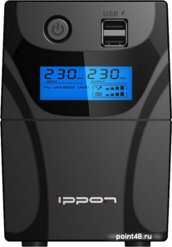 Купить Источник бесперебойного питания Ippon Back Power Pro II 800 480Вт 800ВА черный в Липецке фото 3