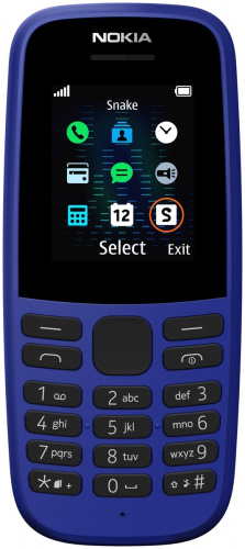 Мобильный телефон NOKIA 105 SS (ТА-1203) BLUE в Липецке фото 2
