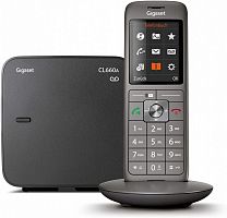 Купить Р/Телефон Dect Gigaset CL660A SYS RUS черный автооветчик АОН в Липецке