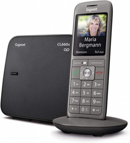 Купить Р/Телефон Dect Gigaset CL660A SYS RUS черный автооветчик АОН в Липецке фото 2