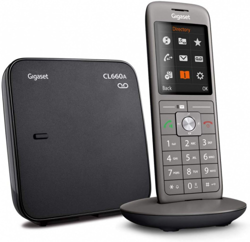 Купить Р/Телефон Dect Gigaset CL660A SYS RUS черный автооветчик АОН в Липецке фото 3
